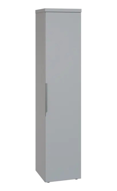 SIN 5 - 4D kancelářská skříň, 1-dveřová, pravá, 1820x400x400, šedá